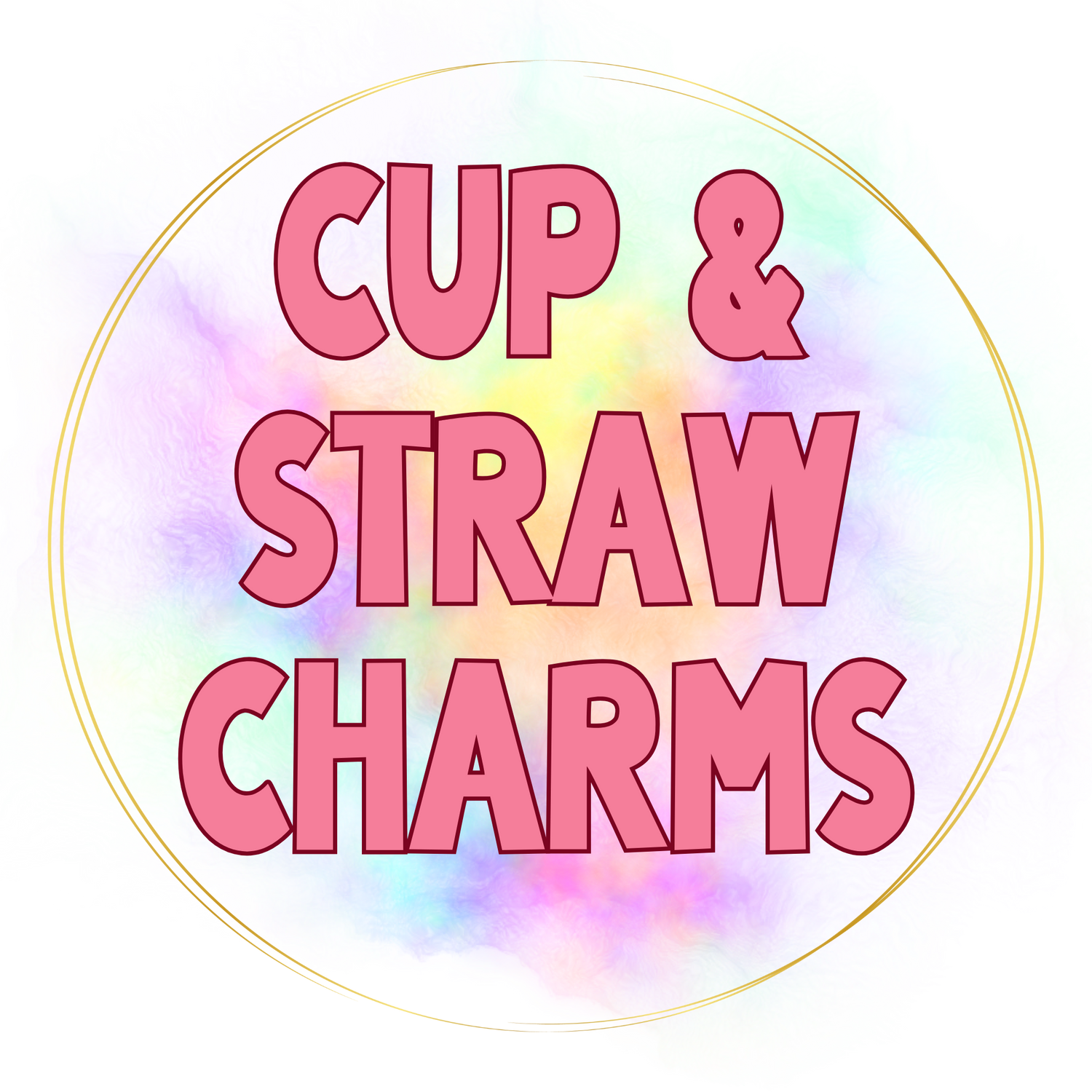 Cup & Straw Charms